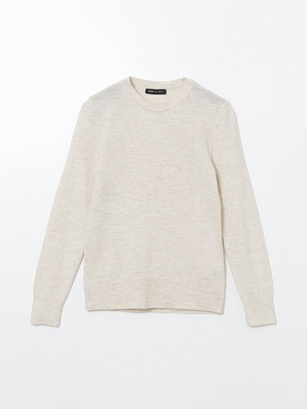 Crew Neck Women's Knitwear Sweater-8