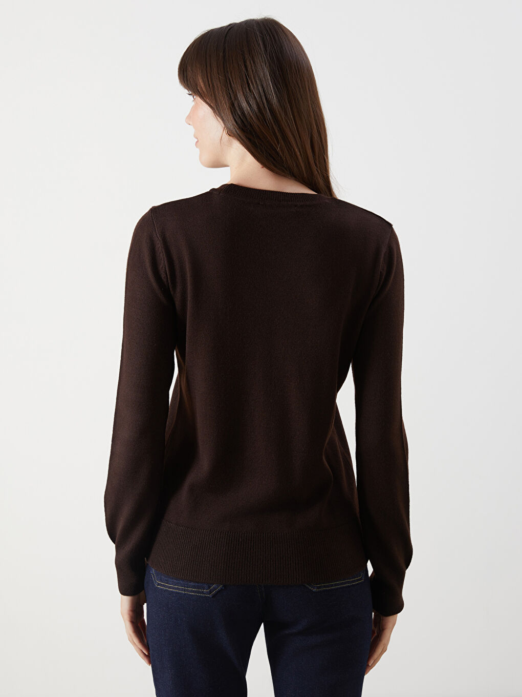 LCW Comfort Crew Neck Women's Knitwear Sweater -W5DJ07Z8-H5F
