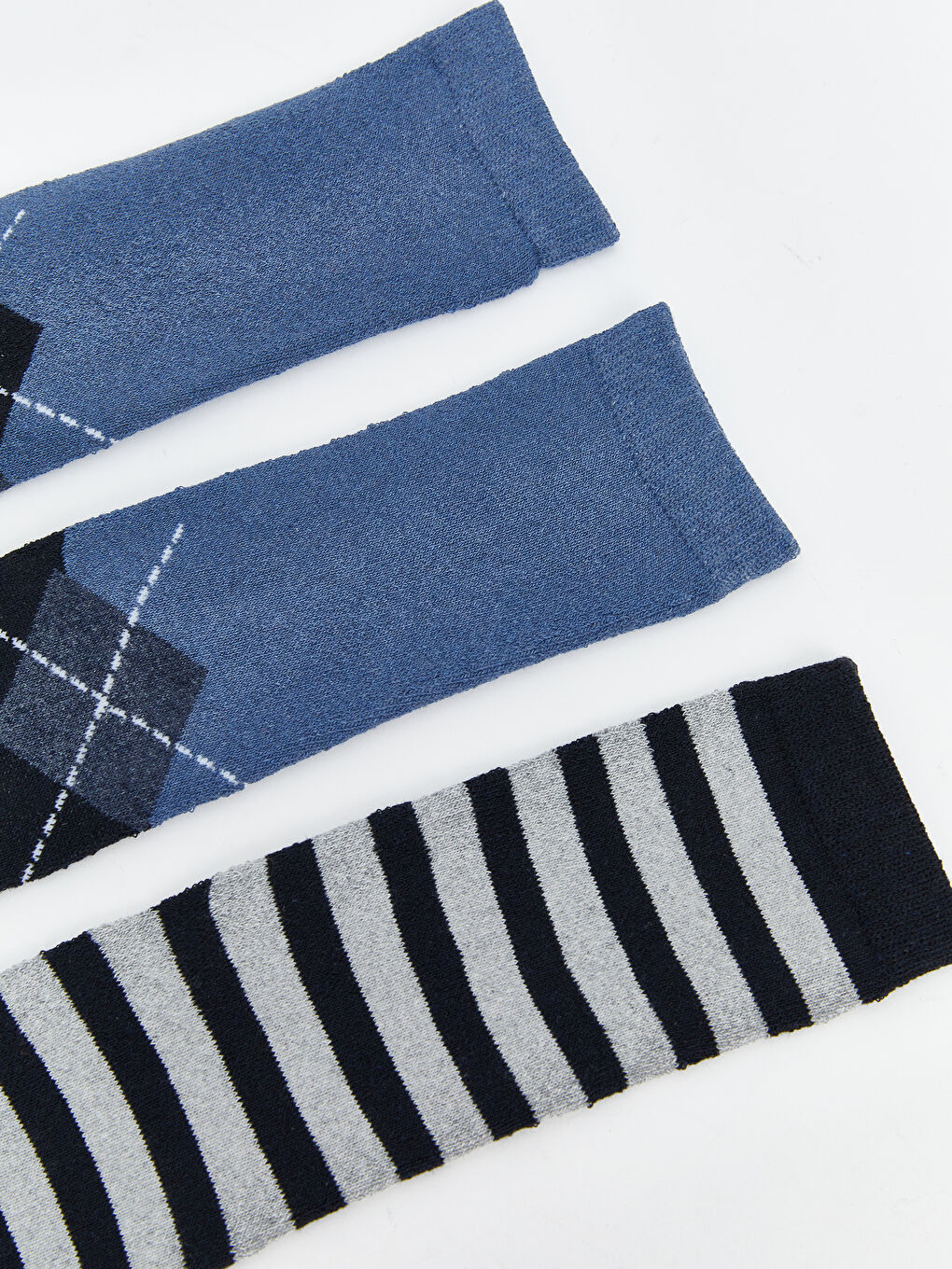 Patterned Boys' Terry Ankle Socks 3-Pack-2