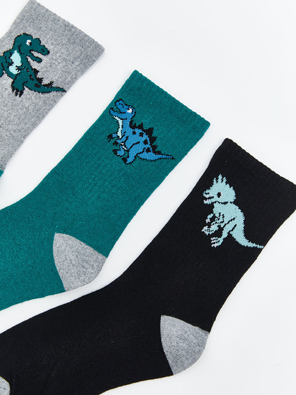 Patterned Boys' Ankle Socks 5 Pack-1