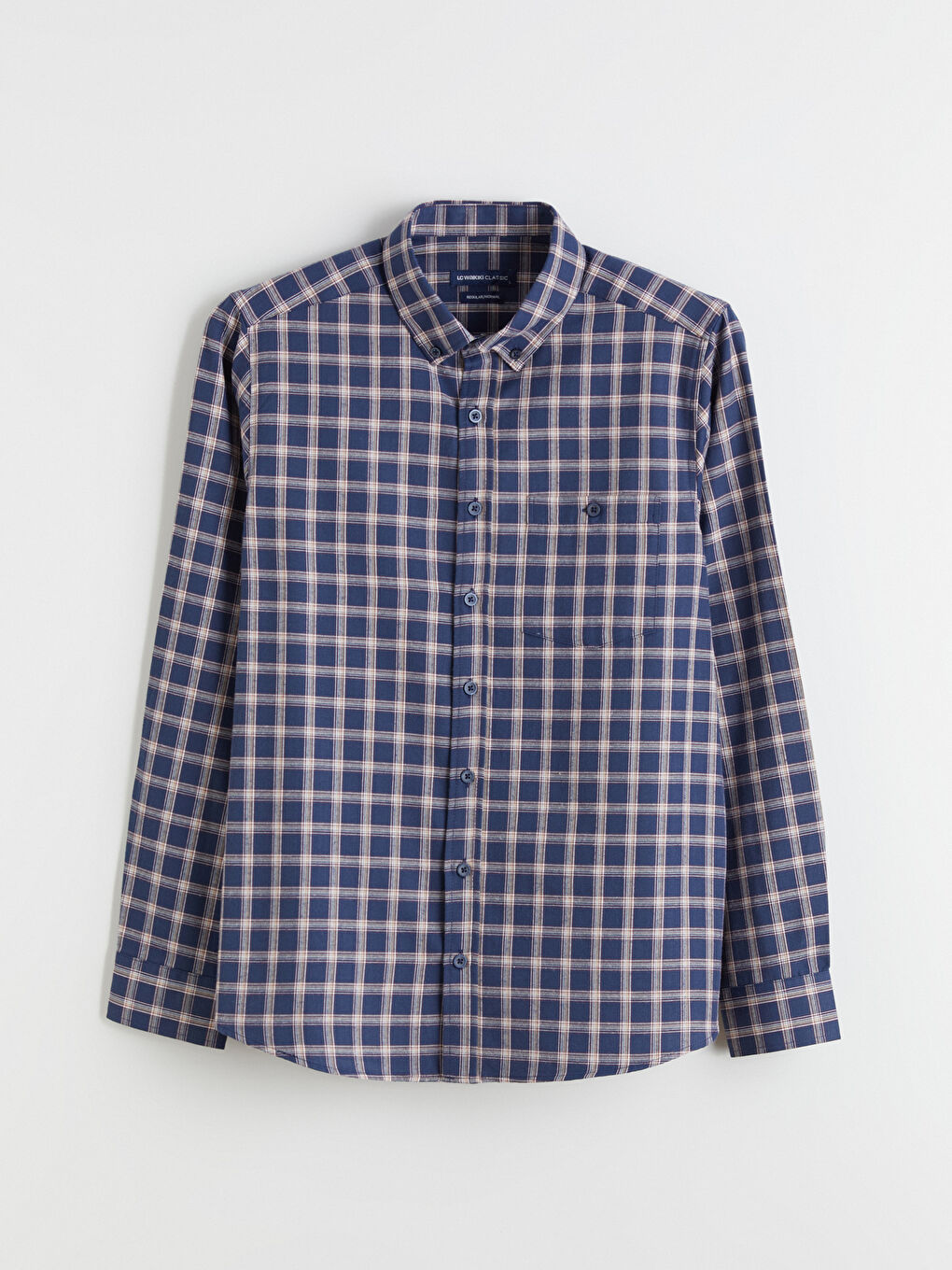 Regular Fit Uzun Kollu Ekose Erkek Gömlek-4