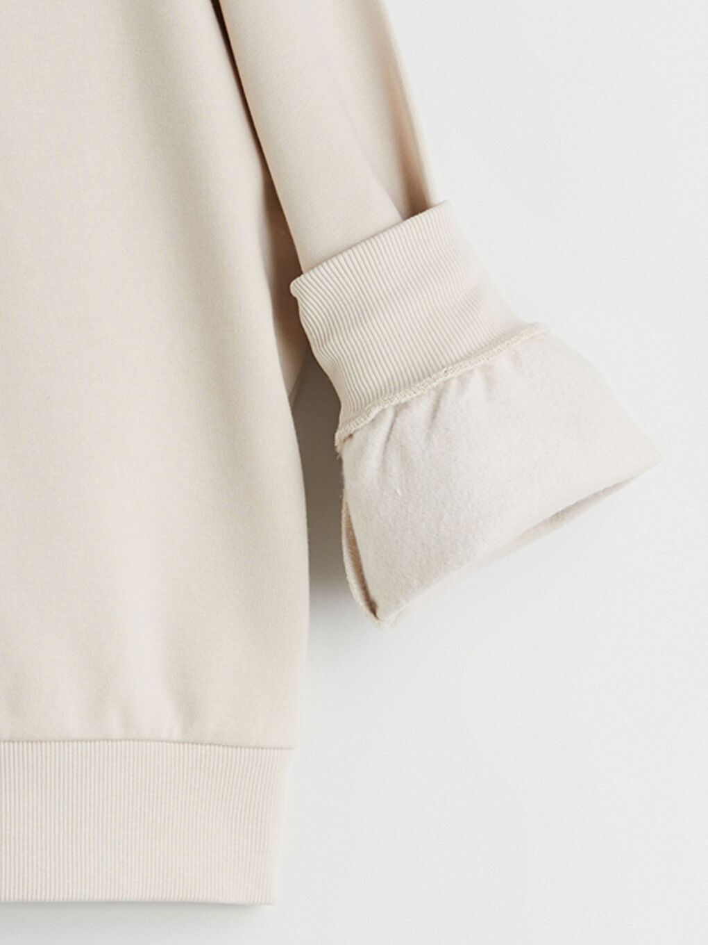 Crew Neck Thick Girls' Sweatshirt-2