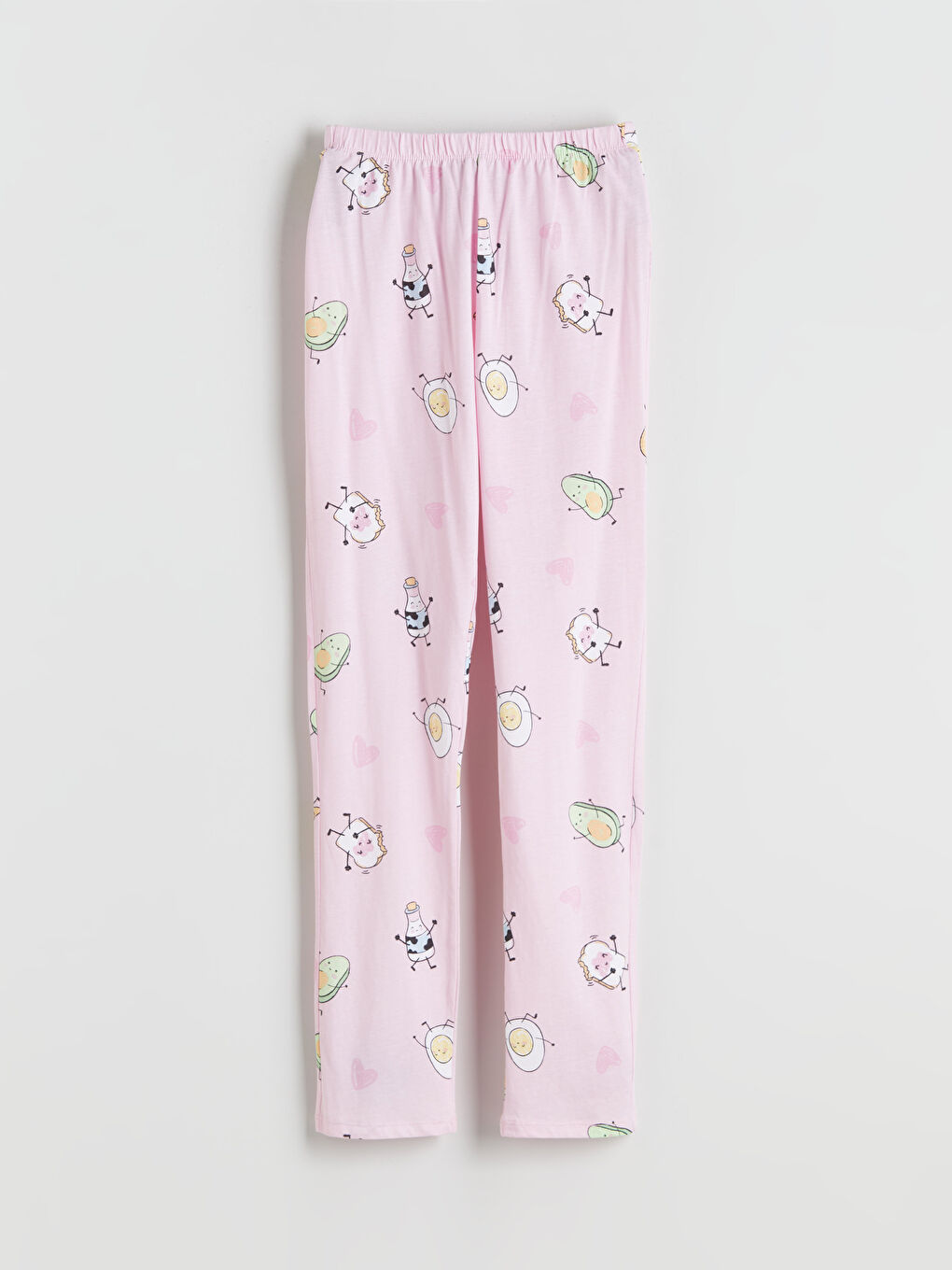 Пижамный комплект для девочек с круглым вырезом-3