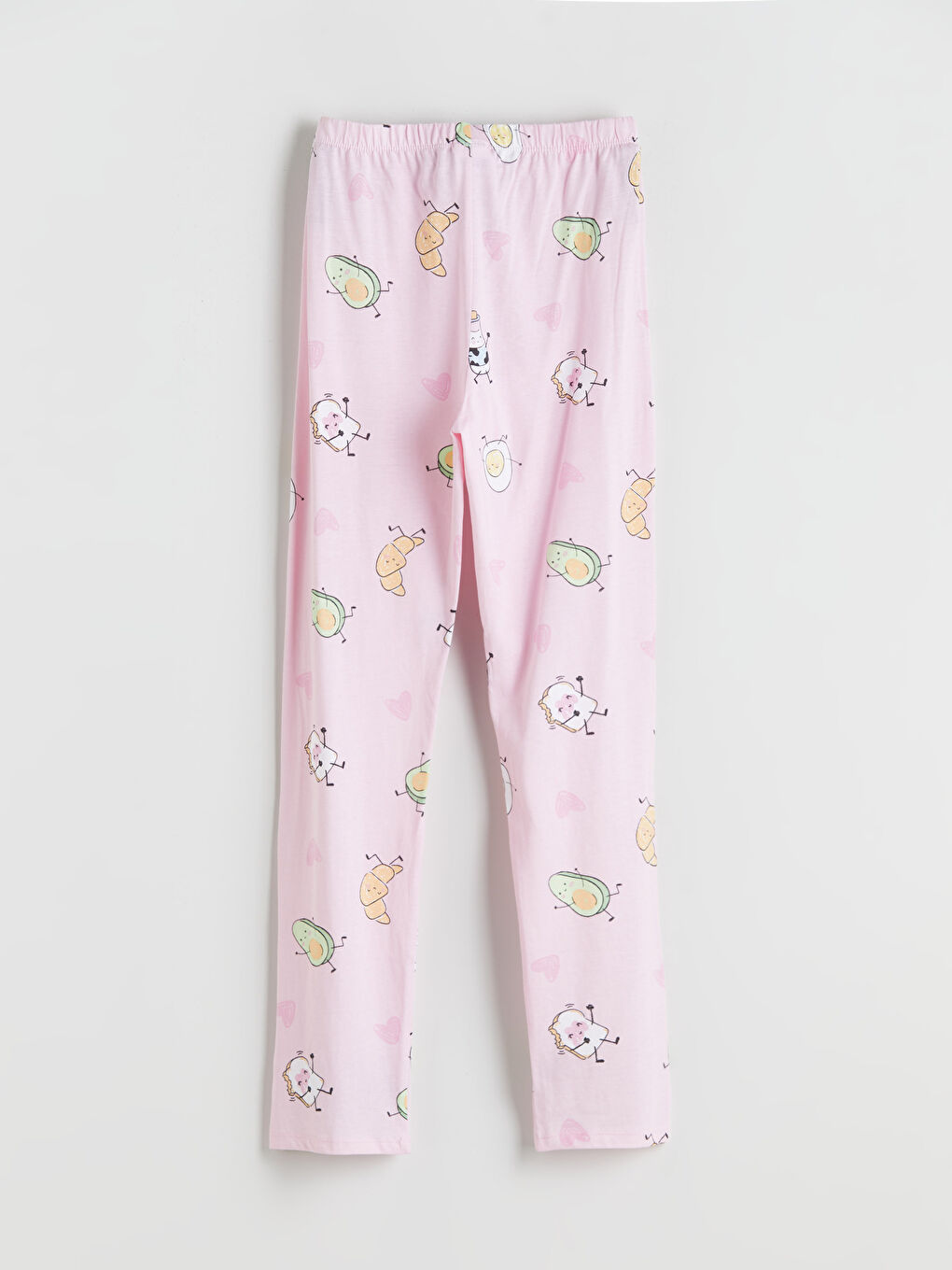 Пижамный комплект для девочек с круглым вырезом-4