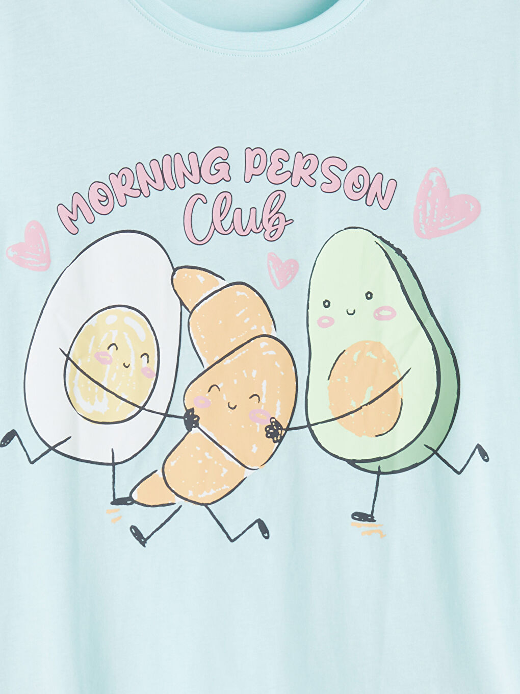 Пижамный комплект для девочек с круглым вырезом-5