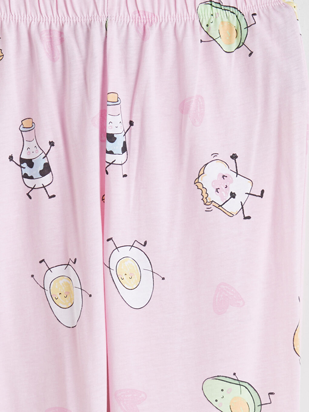 Пижамный комплект для девочек с круглым вырезом-6