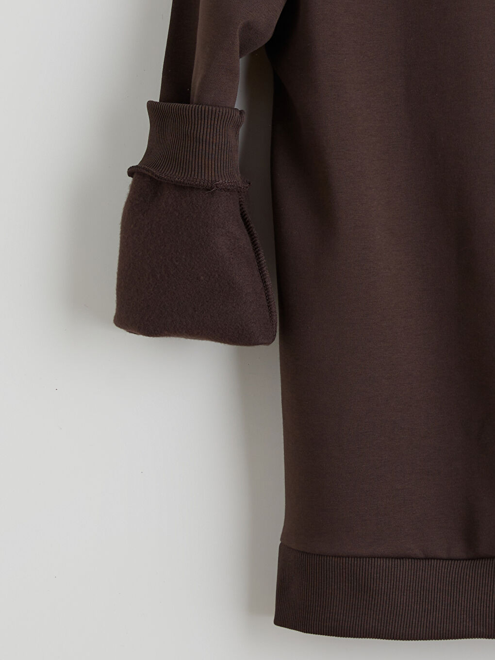 Crew Neck Printed Men's Thick Sweatshirt-5