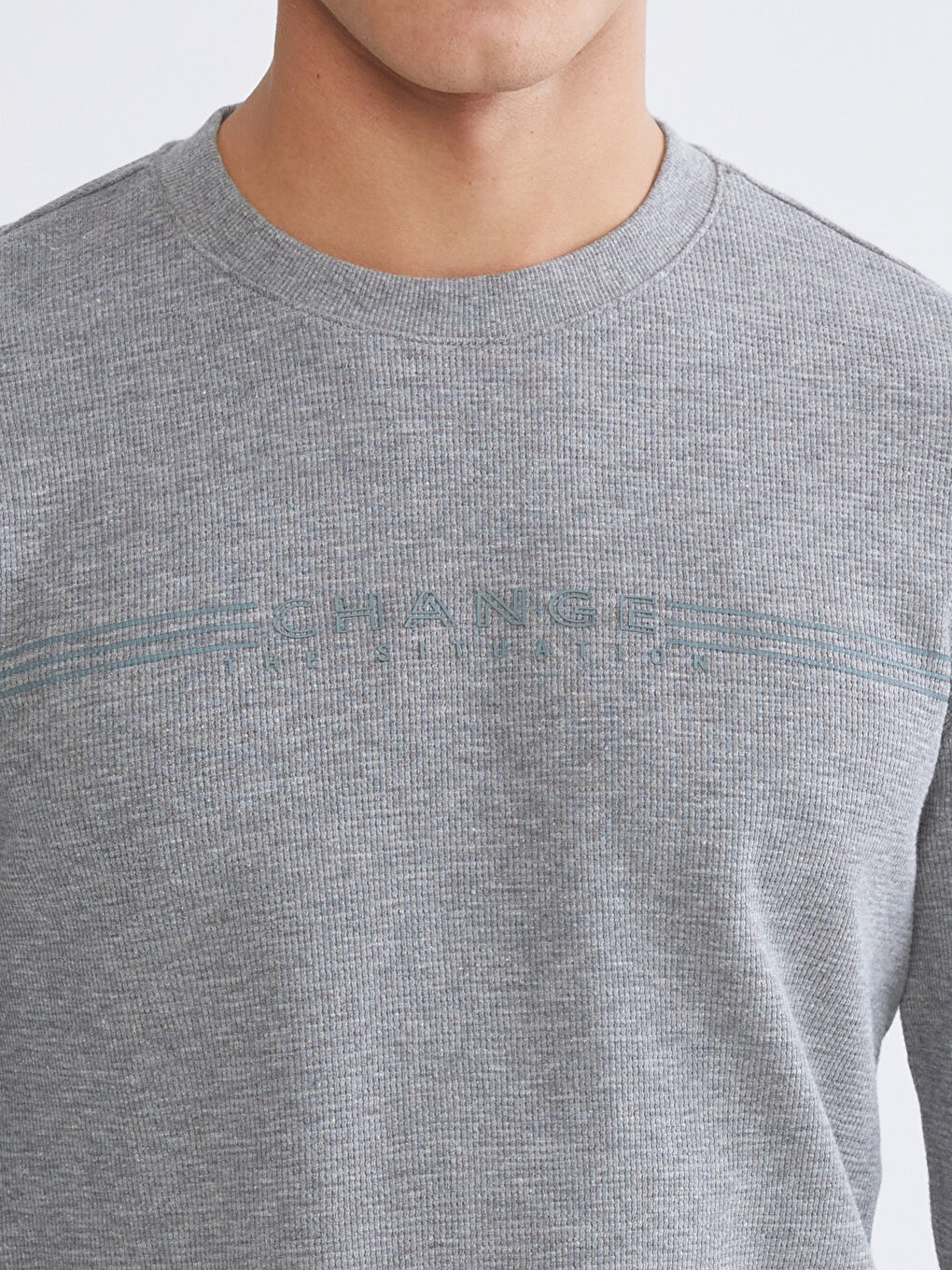 Crew Neck Men's Sweatshirt-2