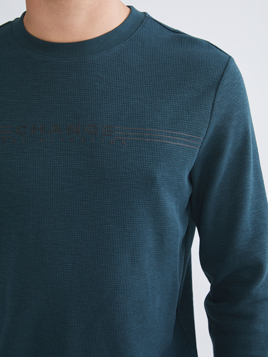 Crew Neck Men's Sweatshirt-2