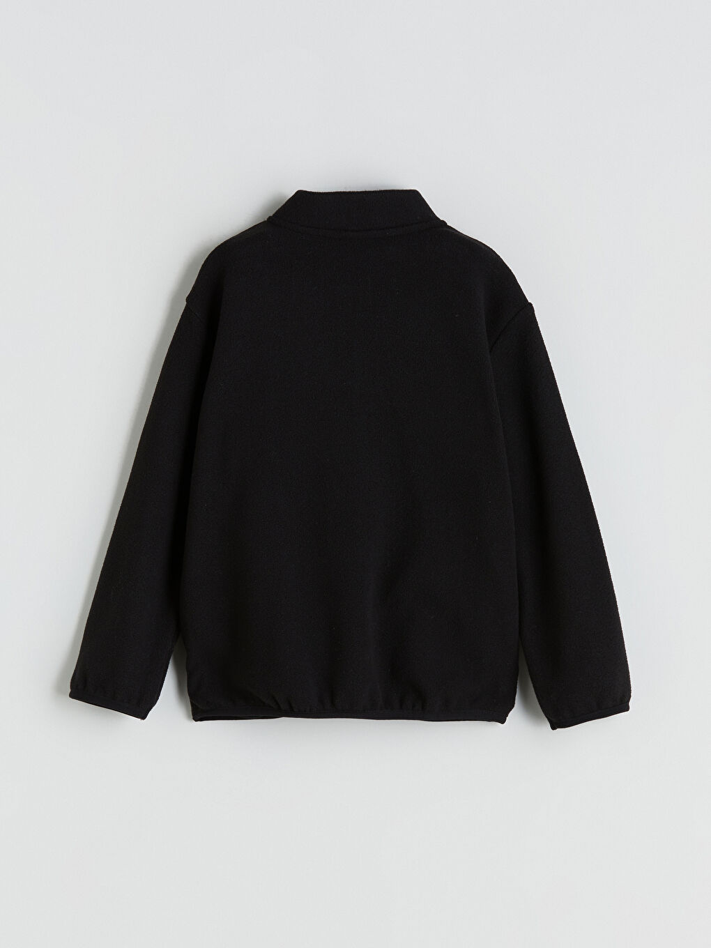 High Collar Boy's Fleece Cardigan-2