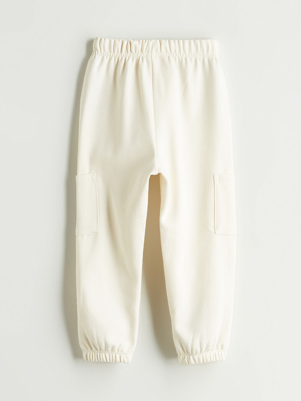 Bej Beli Lastikli Basic Erkek Çocuk Eşofman Altı-1