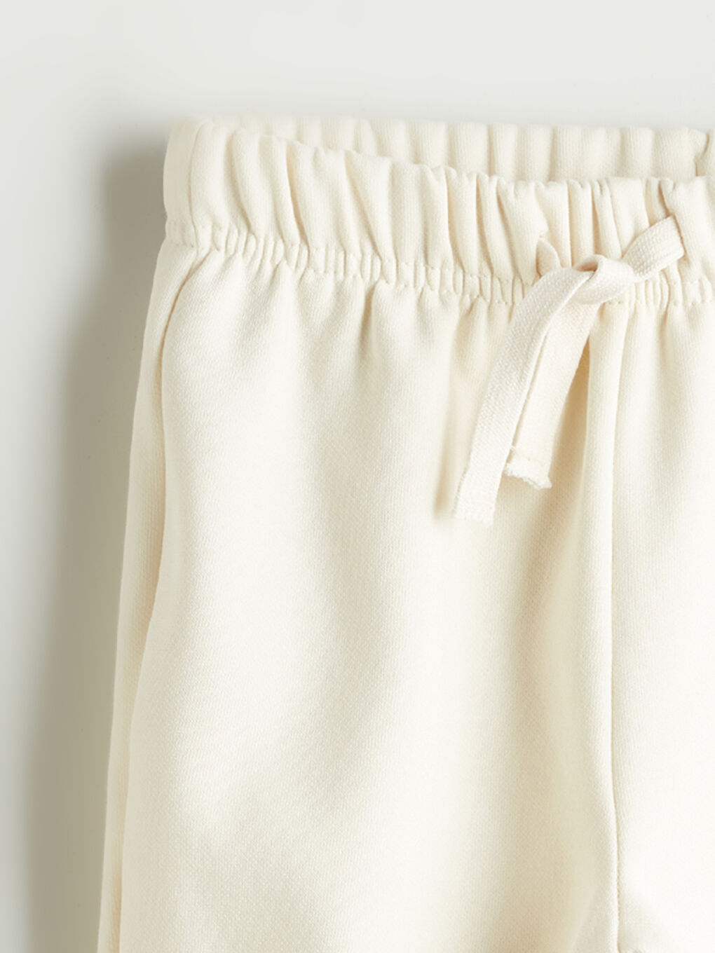 Bej Beli Lastikli Basic Erkek Çocuk Eşofman Altı-2