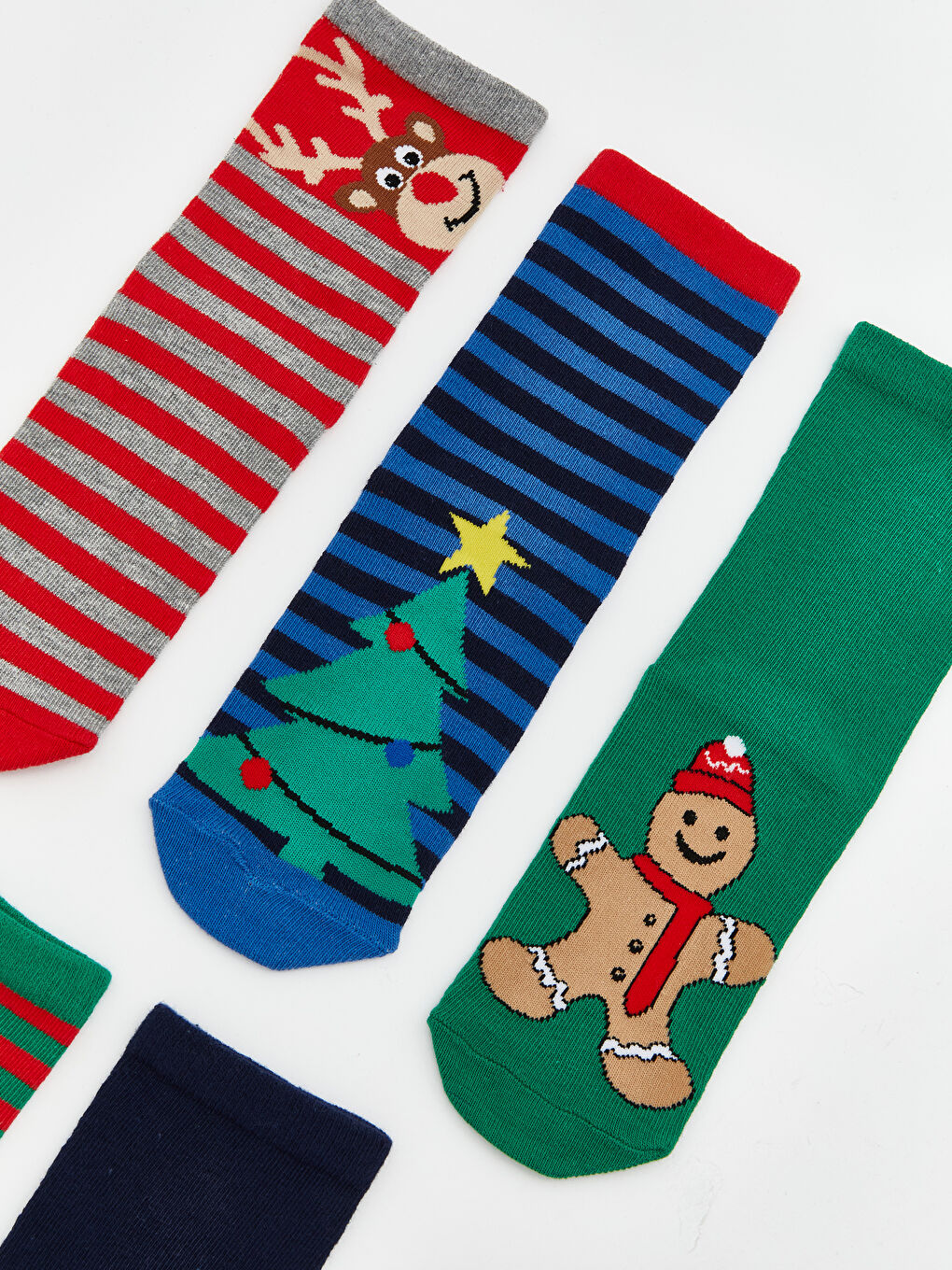 Božićne tematske dečje čarape do gležnja - pakovanje od 5 komada-2