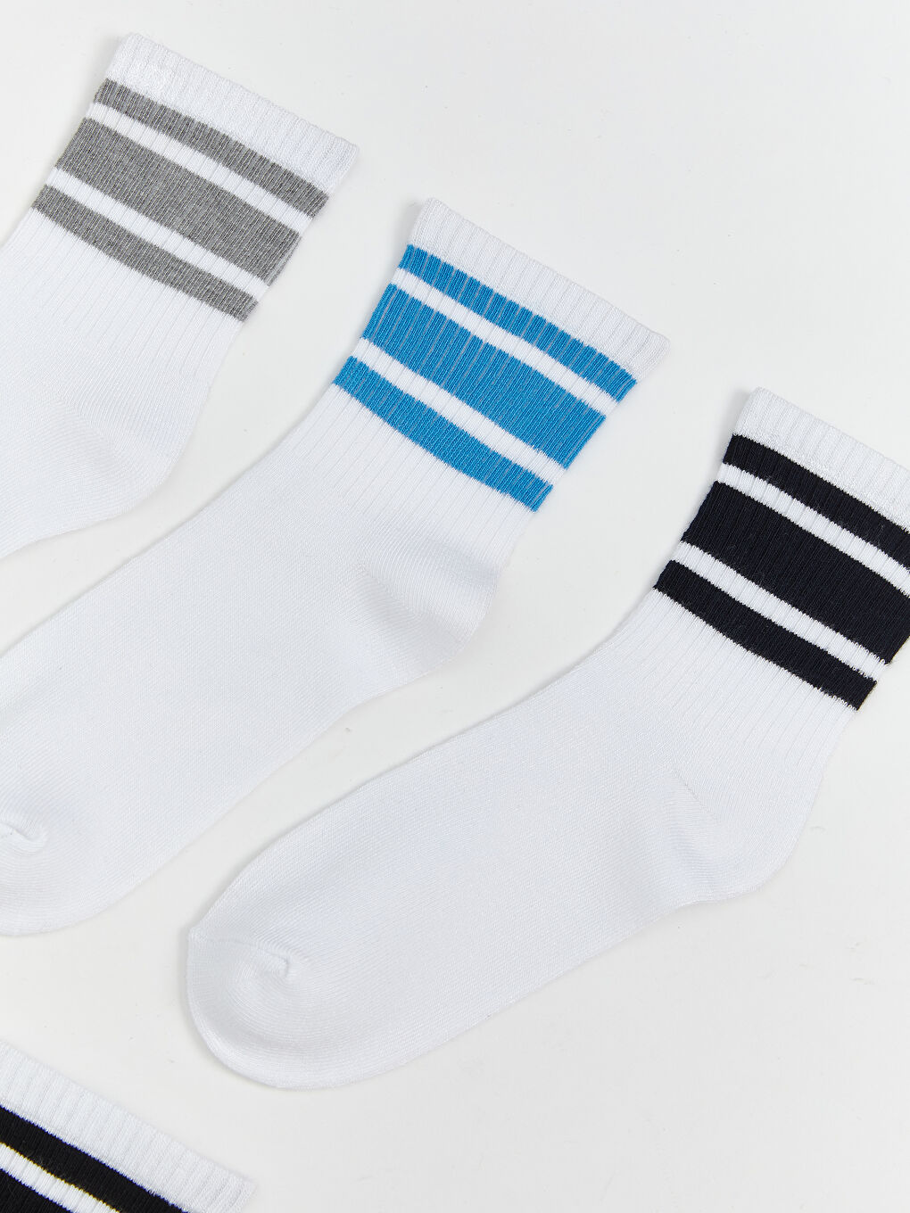 Striped Boys' Ankle Socks 5 Pack-1