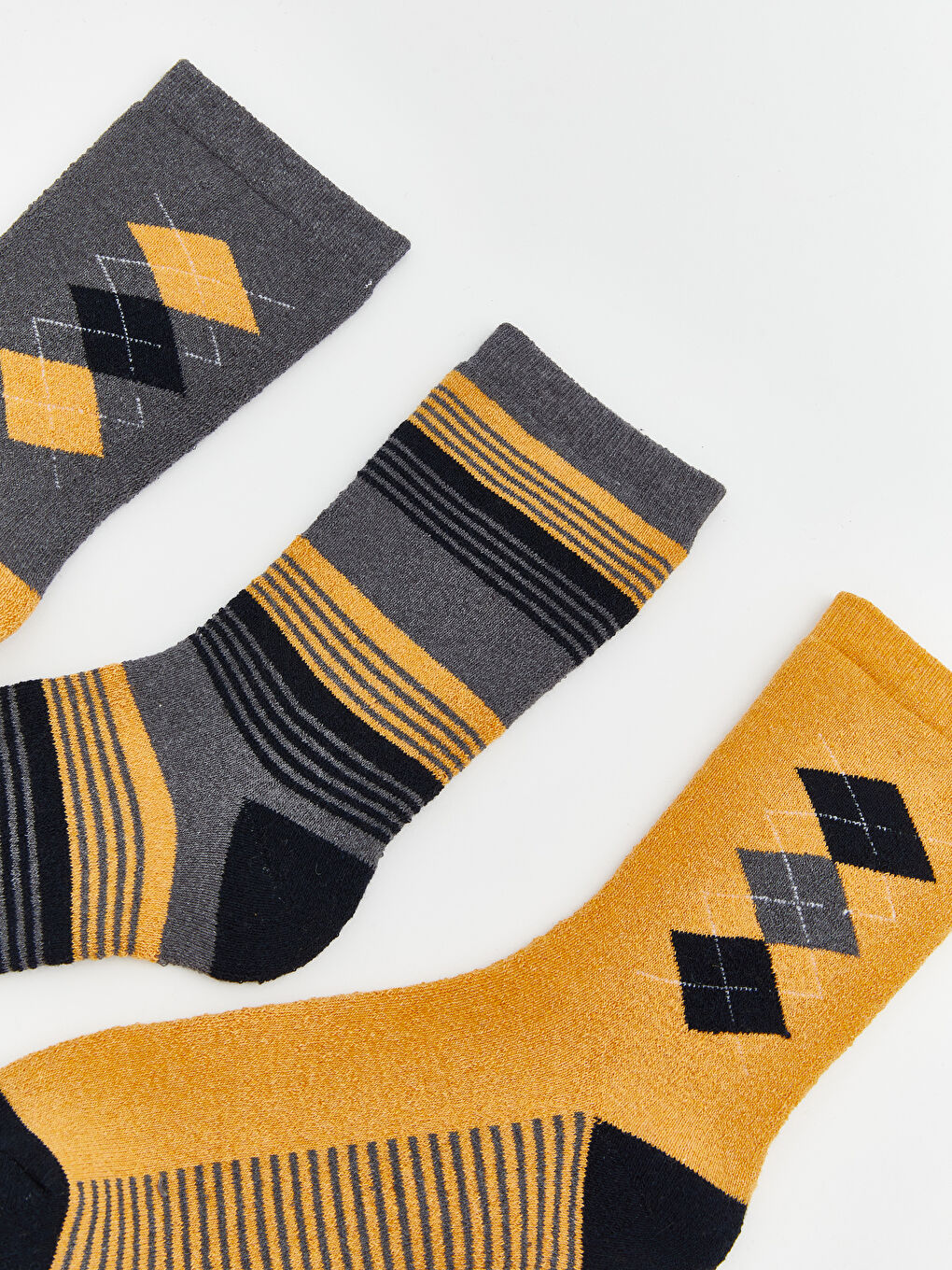 Patterned Boys' Terry Ankle Socks 3-Pack-1