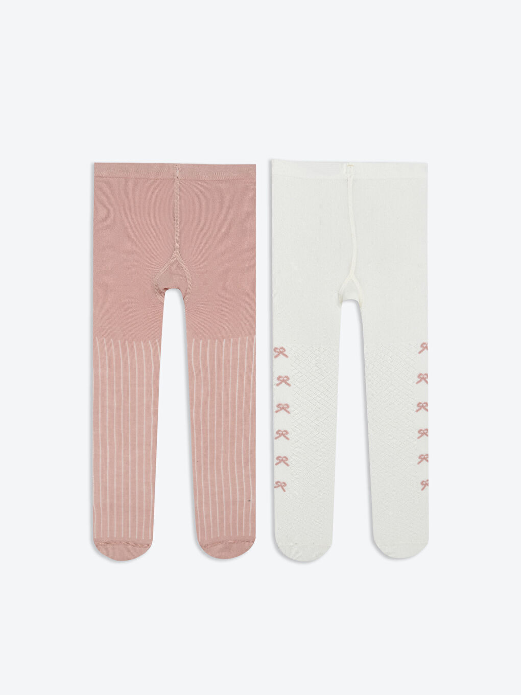 Printed Baby Girls' Tights 2 Pack