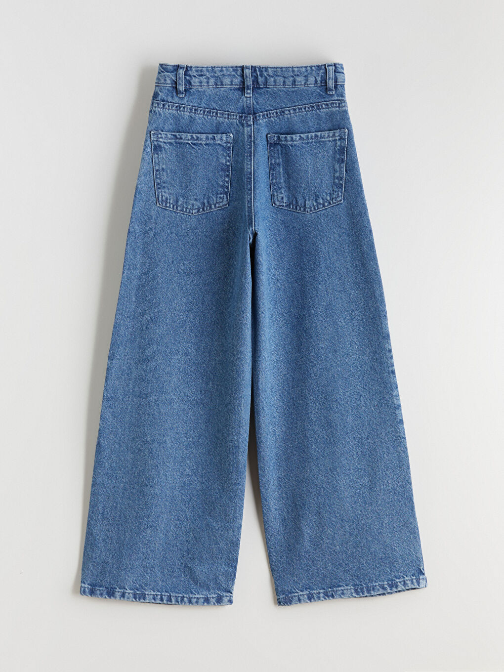 Farmerke sa širokim nogavicama ukrašene cirkonima za devojčice-3