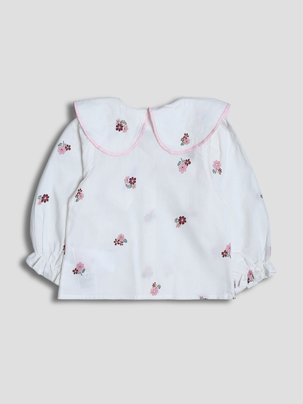 Peter Pan Collar Baby Girls' Shirt-1