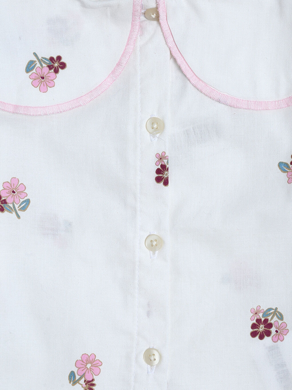 Peter Pan Collar Baby Girls' Shirt-2