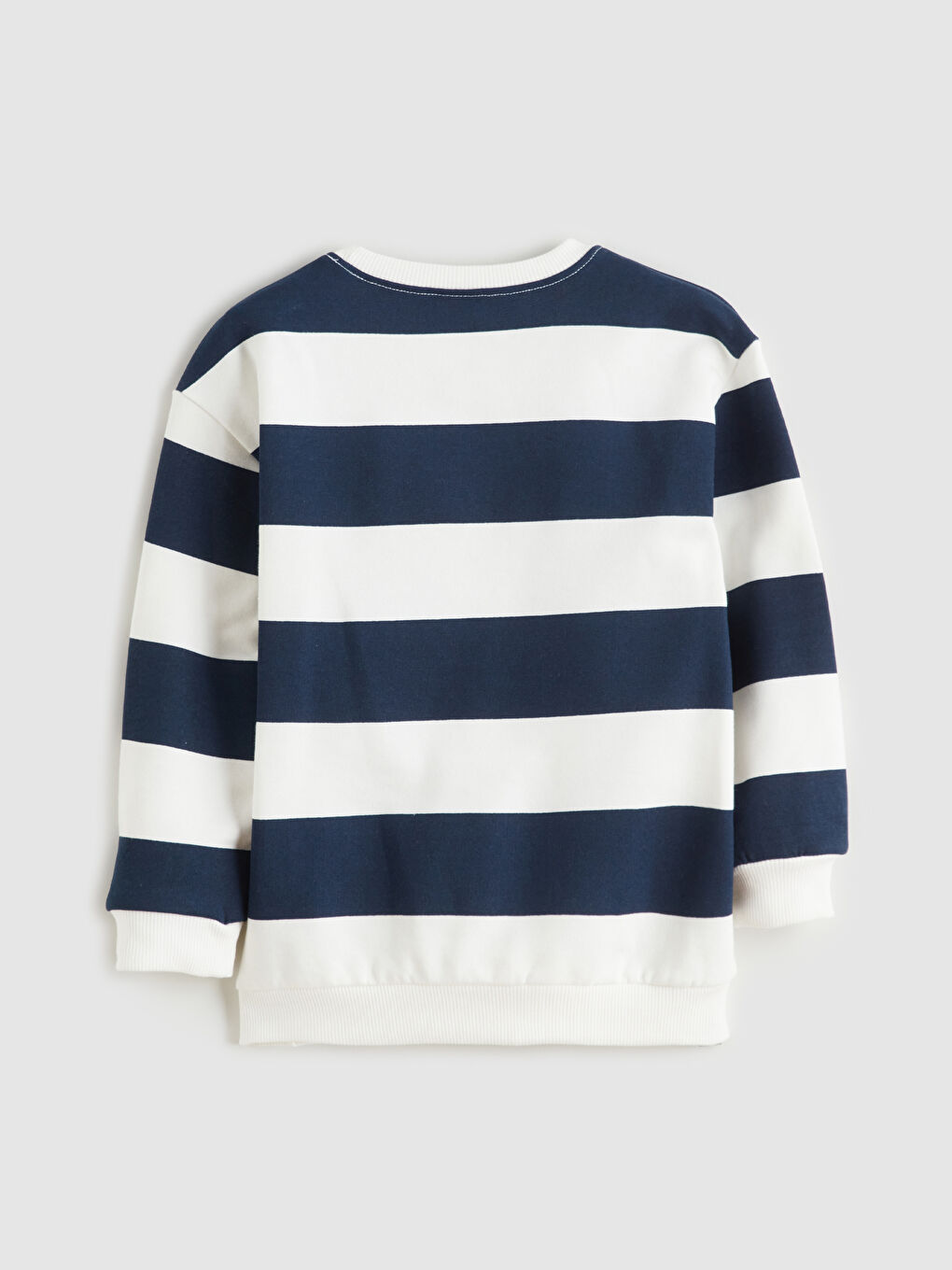 Crew Neck Striped Boys' Sweatshirt-1