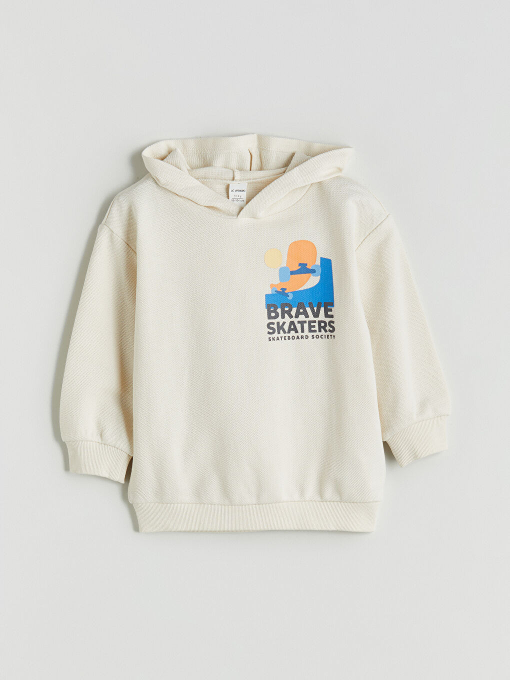 Hooded Printed Boys' Sweatshirt-1