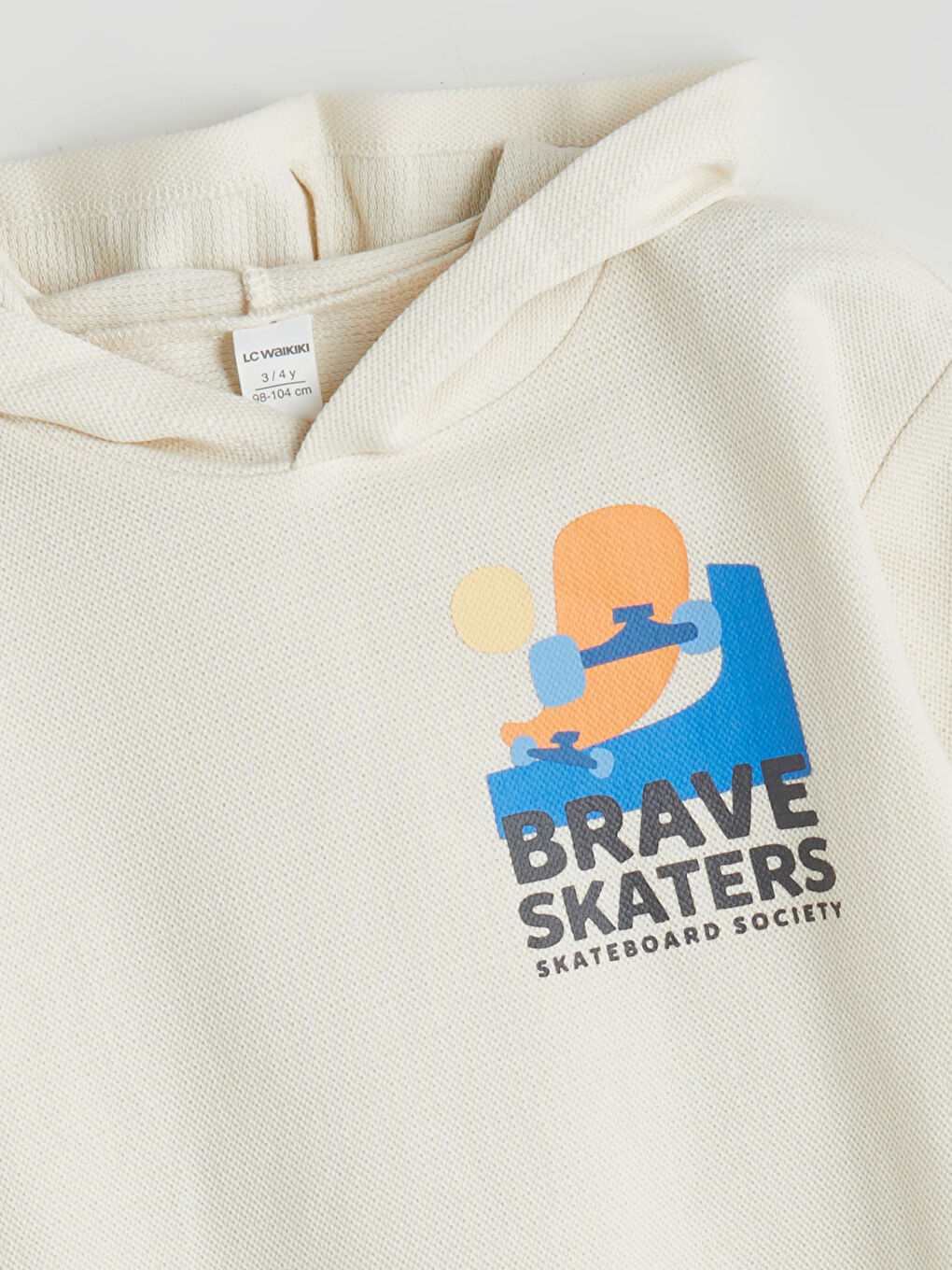 Hooded Printed Boys' Sweatshirt-2