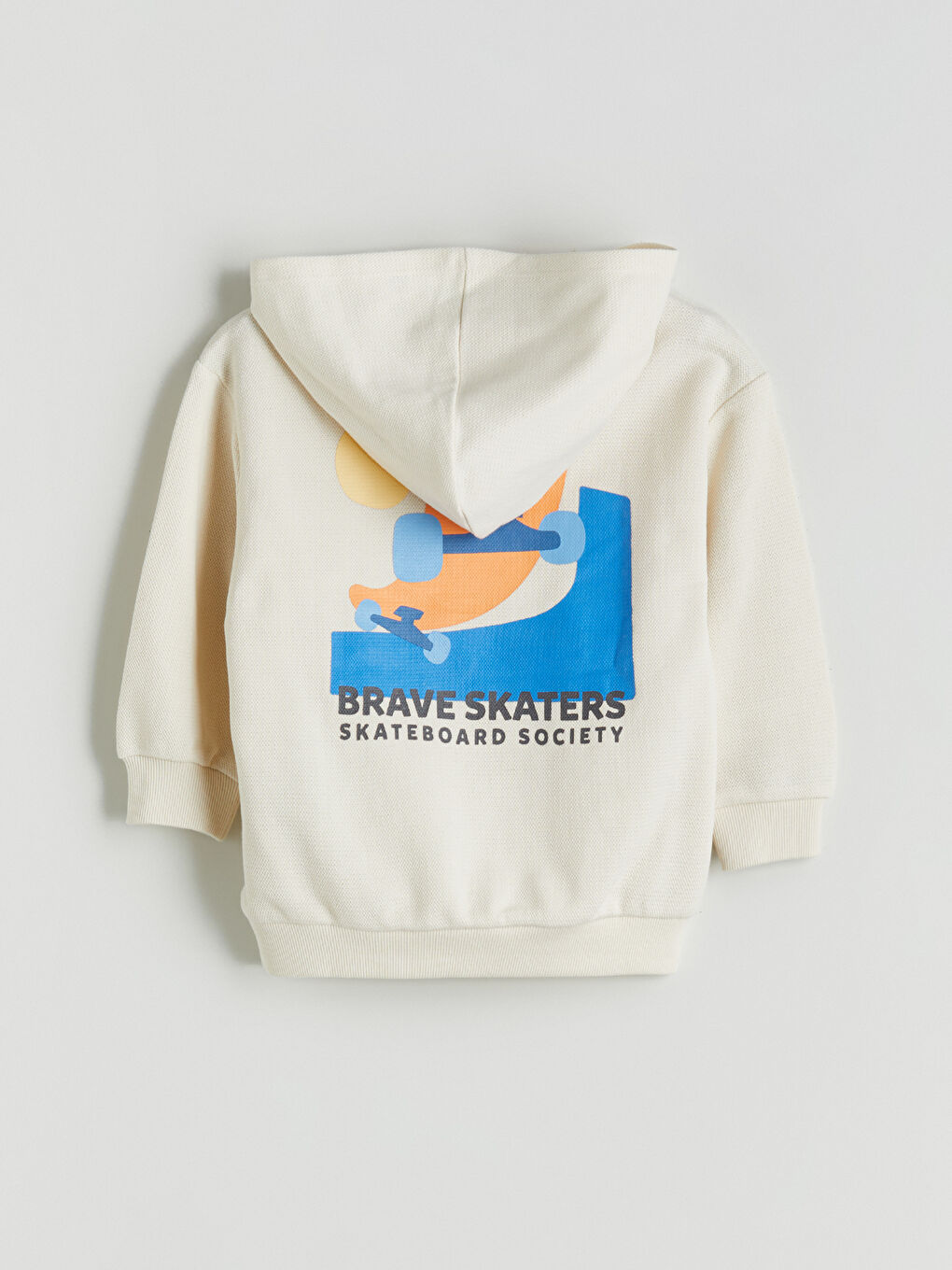 Hooded Printed Boys' Sweatshirt-3