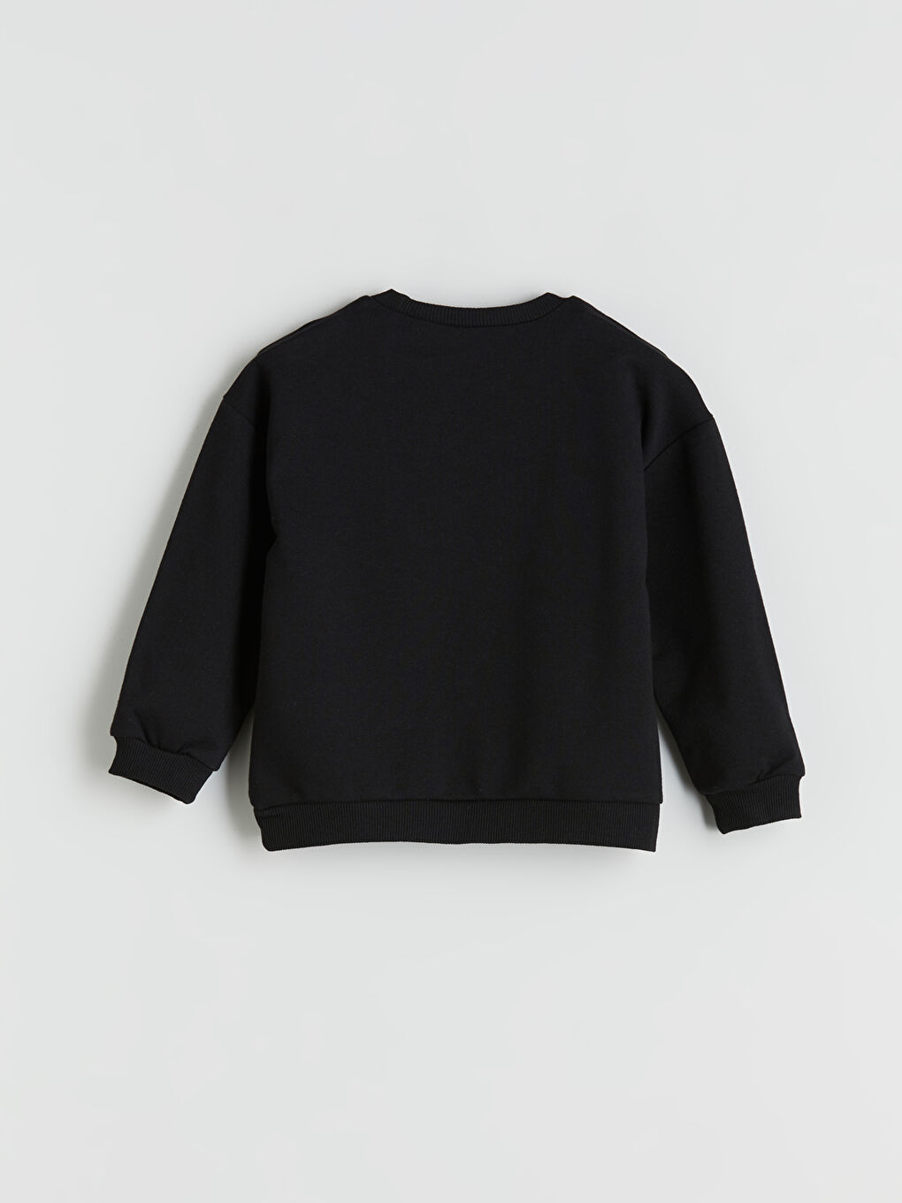 Siyah Bisiklet Yaka Kız Çocuk Pijama Takım-3