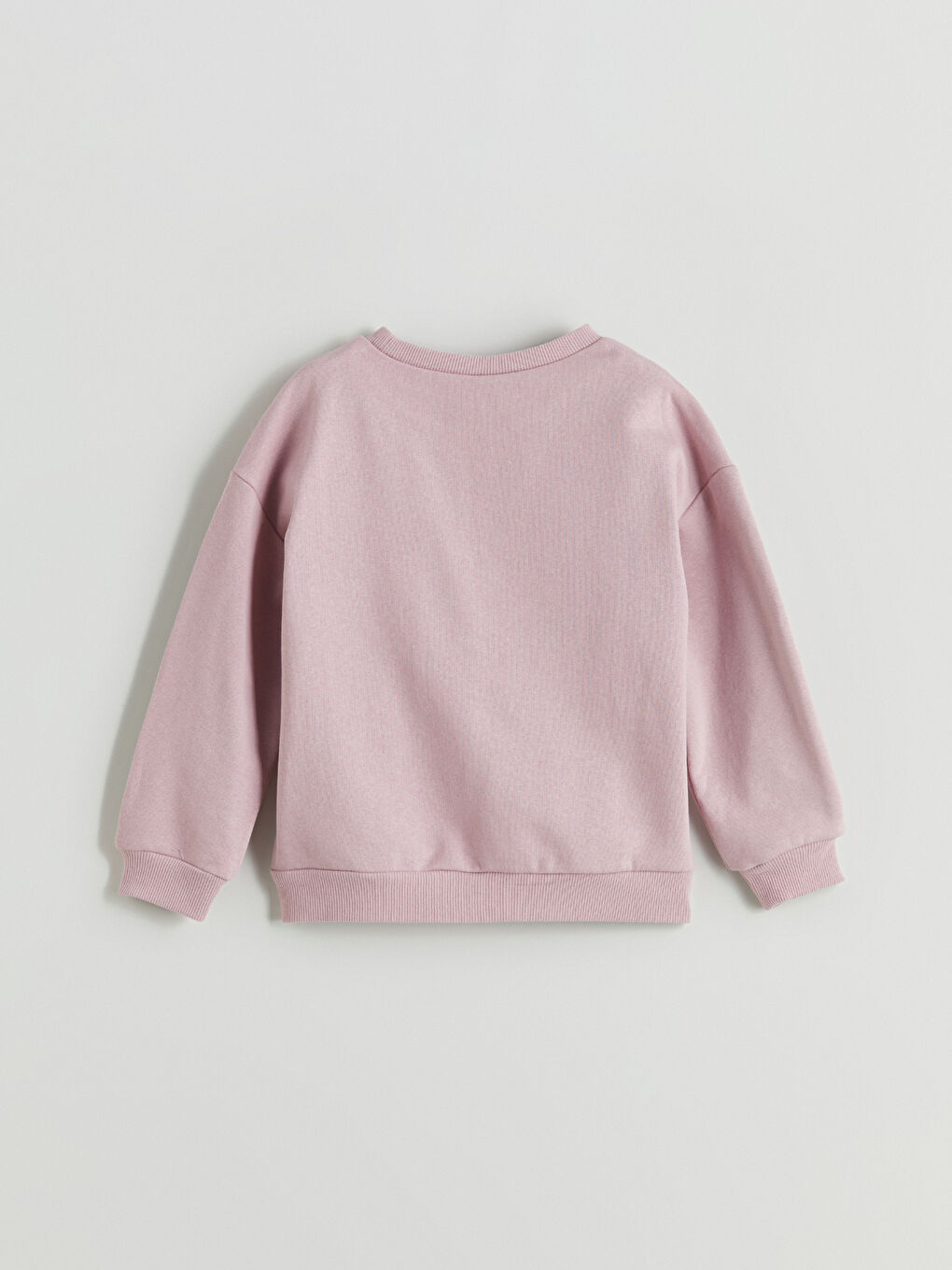 Lila Baskılı Kız Çocuk Sweatshirt-1