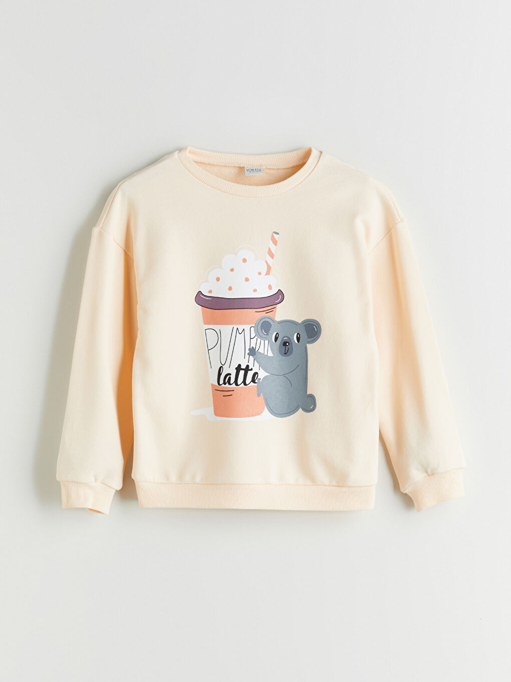 LCW ECO Crew Neck Girls' Pyjama Set -W5DM90Z4-FQ5