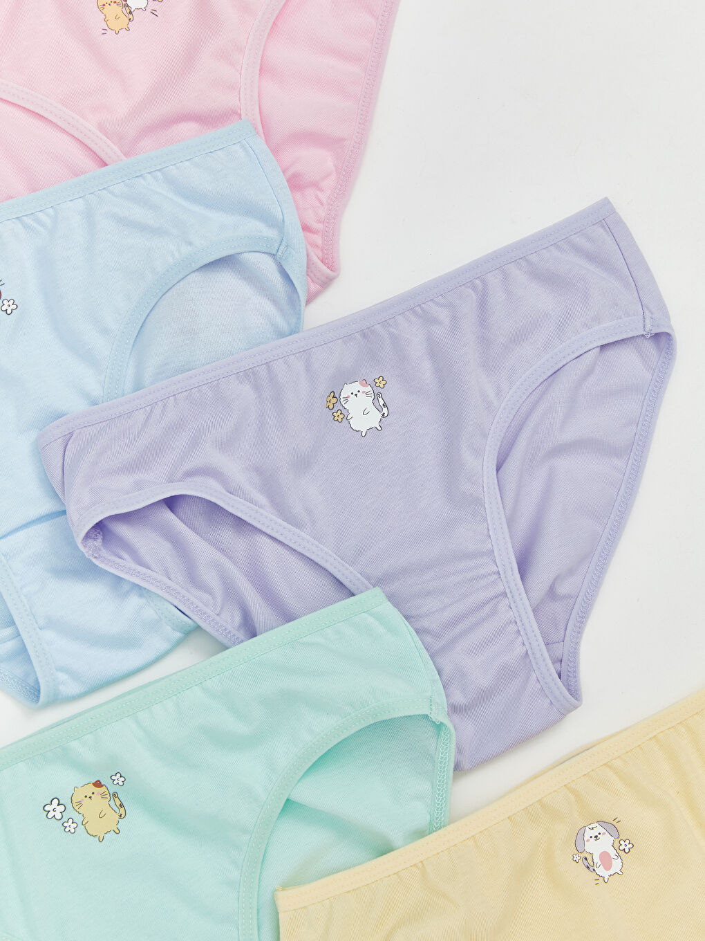 Printed Girl's Panties 5-Piece-1