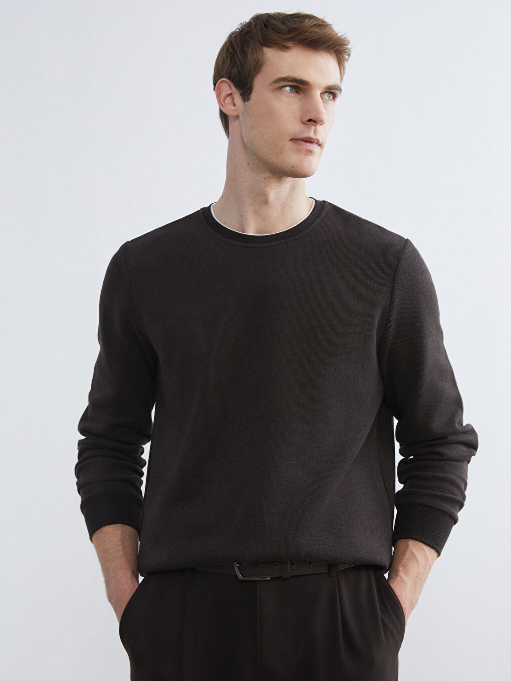 Crew Neck Men's Sweatshirt-1