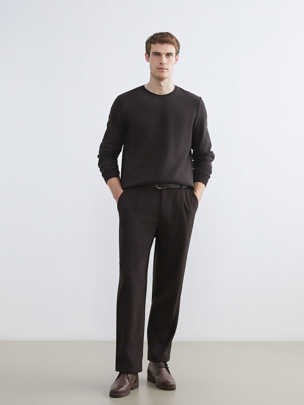 Crew Neck Men's Sweatshirt-2