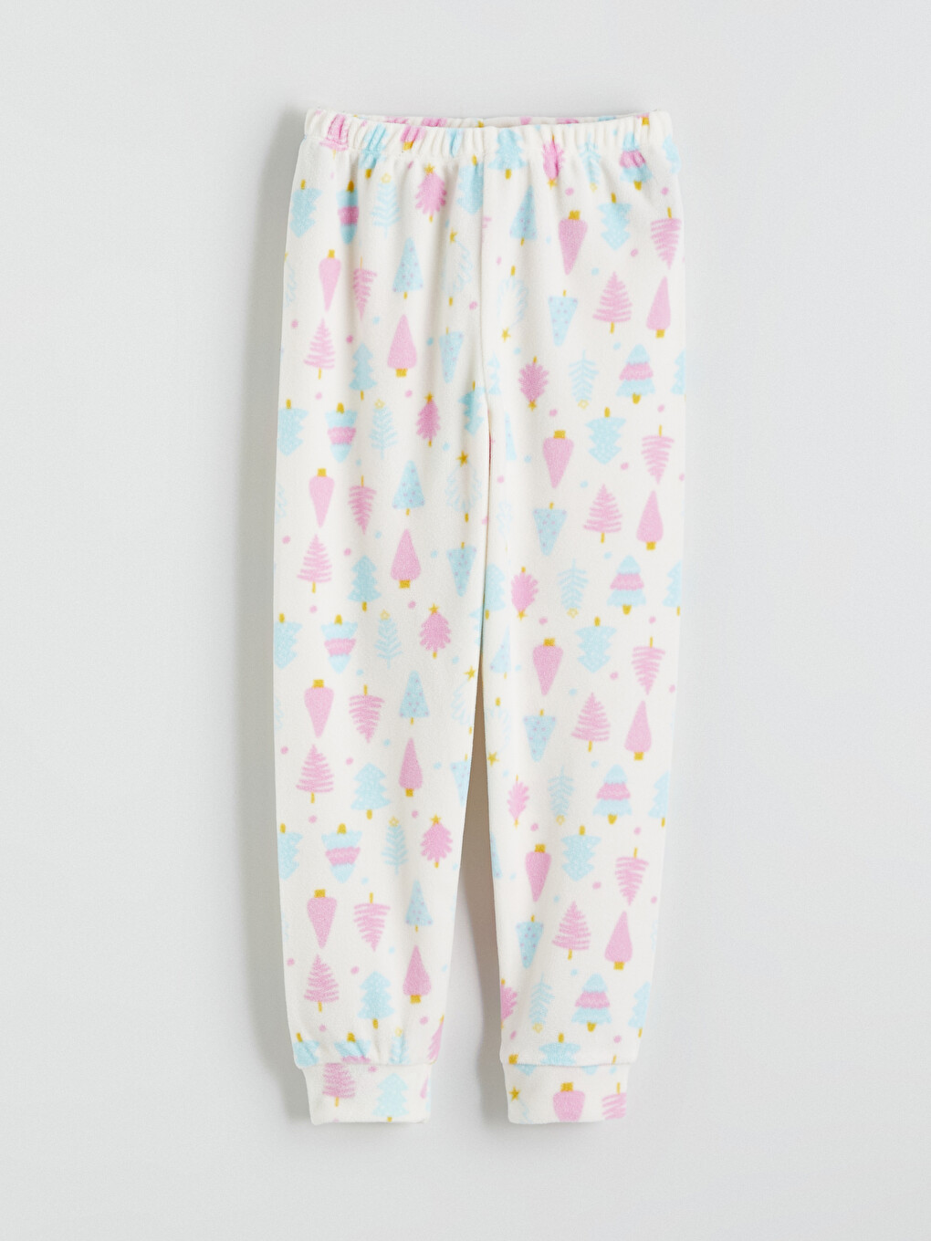 New Year Themed Girls' Fleece Pyjama Set-4