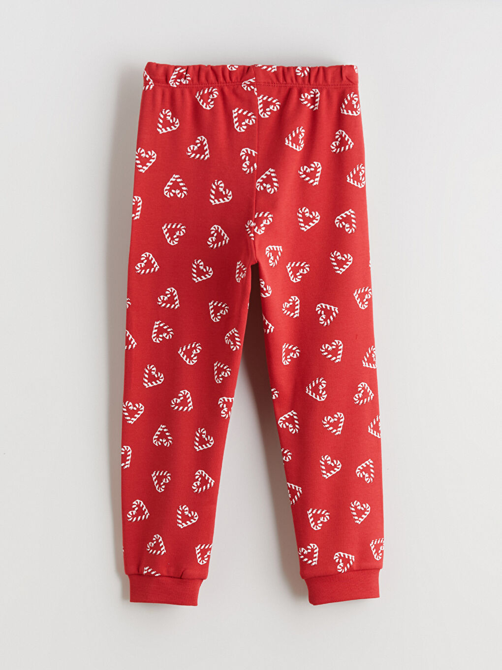 Crew Neck Printed Girls' Pyjama Set-4