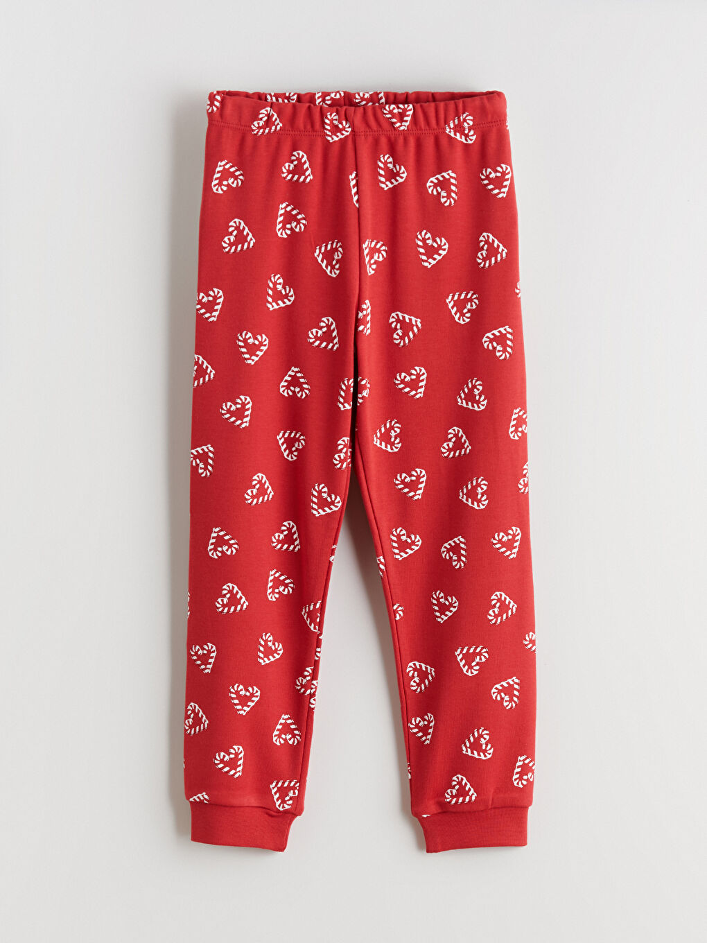 Crew Neck Printed Girls' Pyjama Set-6