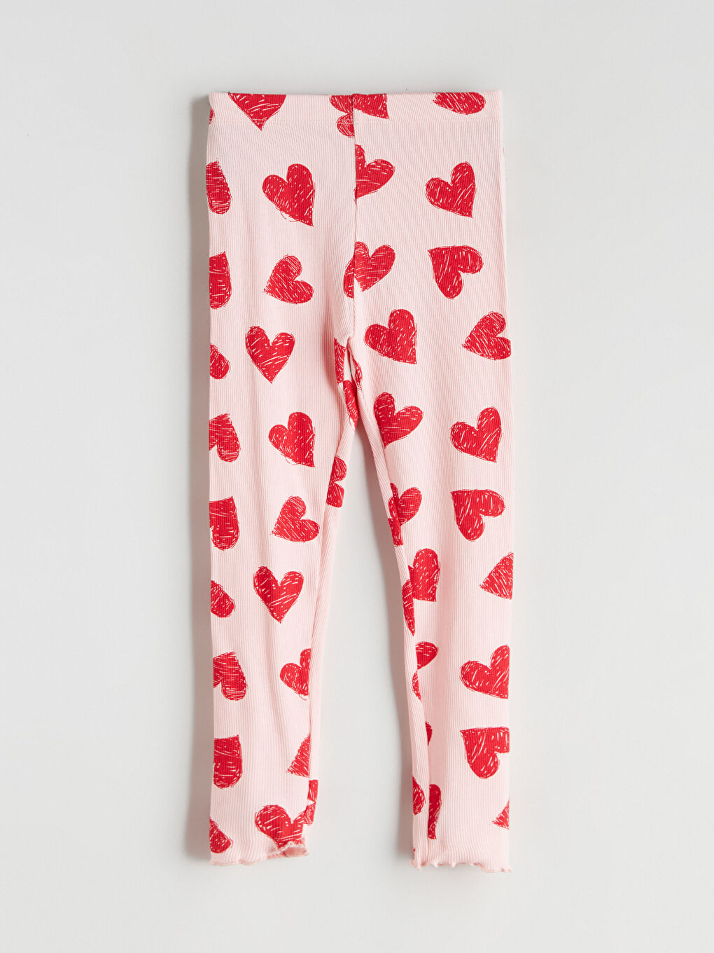 Crew Neck Printed Girls' Pyjama Set-4