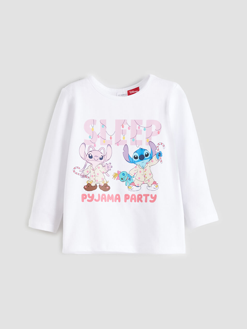 Lilo & Stitch Printed Girls' Pyjama Set-1
