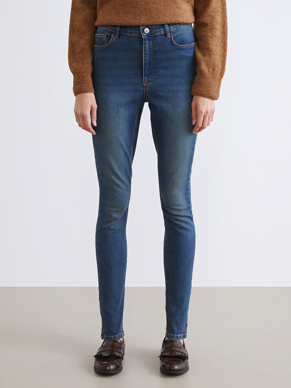 İndigo Jüpiter Süper Skinny Fit Kadın Jean Pantolon-1