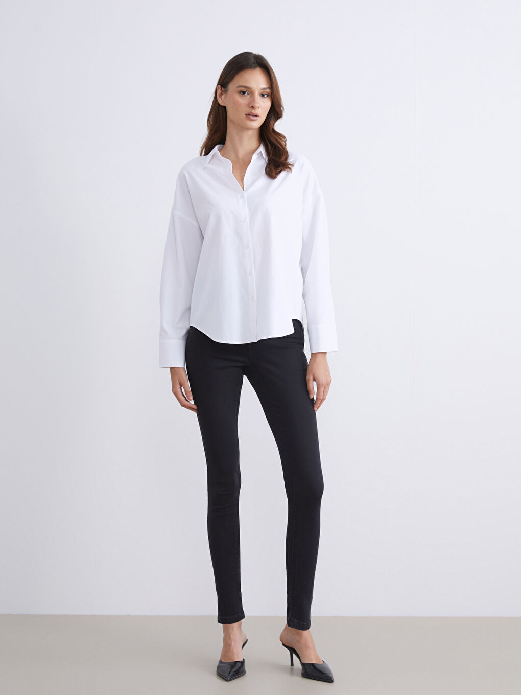 Siyah Jüpiter Süper Skinny Fit Kadın Jean Pantolon