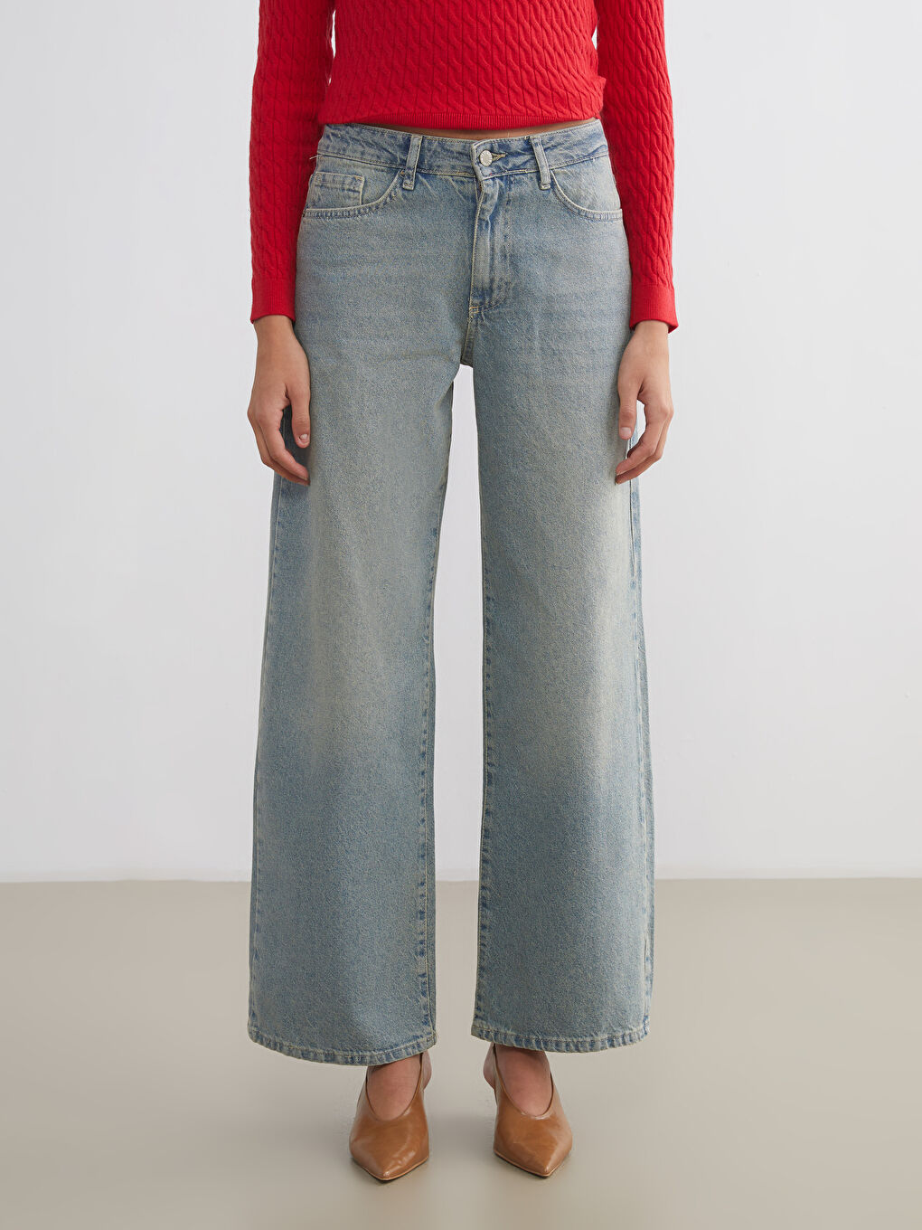 Wideleg Women's Jeans-1