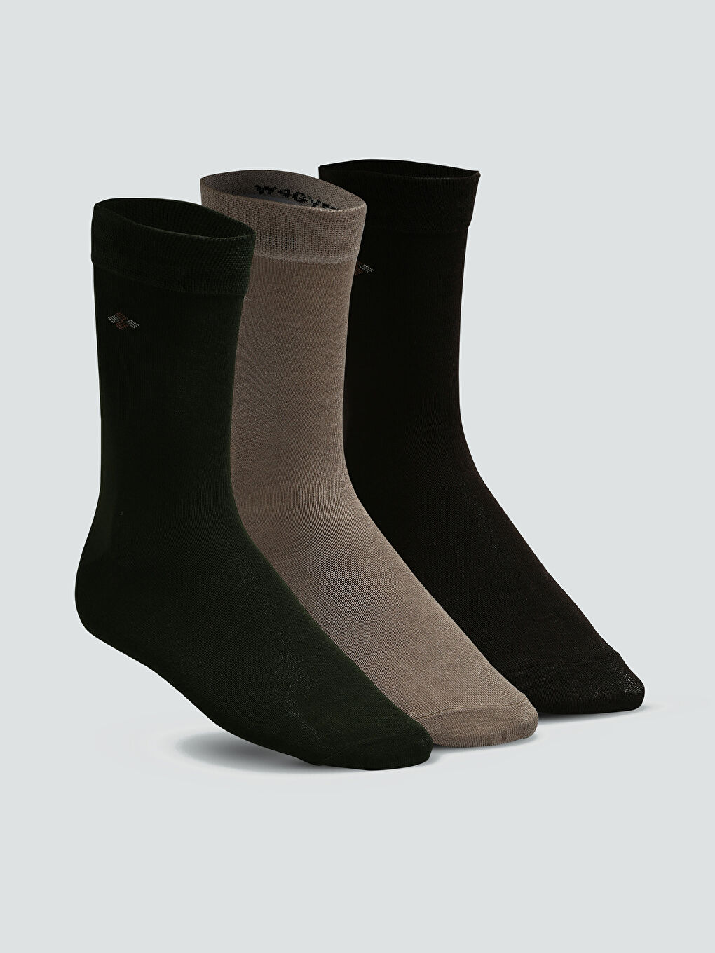 Plain Men's Ankle Socks 3-packs