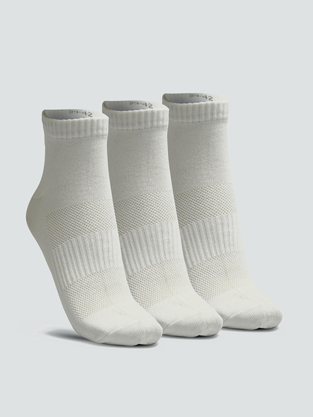 Plain Men's Ankle Socks 3-packs