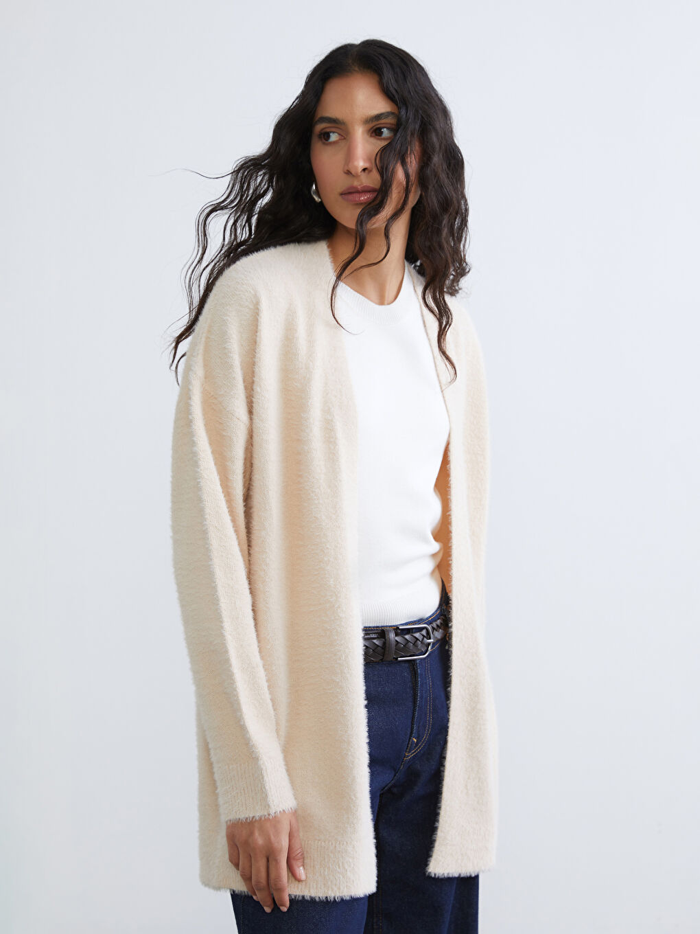 Shawl Collar Women's Knitwear Cardigan