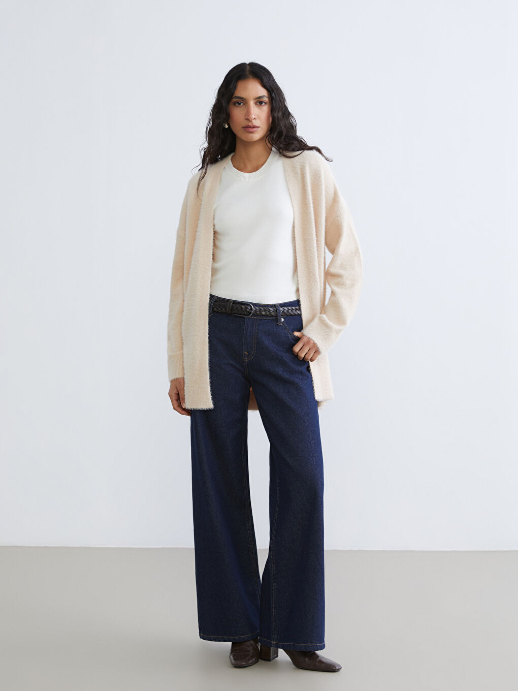 Shawl Collar Women's Knitwear Cardigan-1