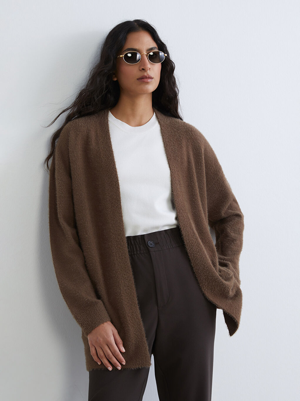 Shawl Collar Women's Knitwear Cardigan