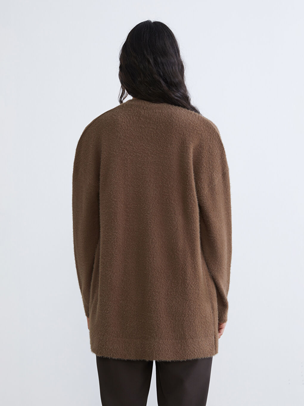 Shawl Collar Women's Knitwear Cardigan-3