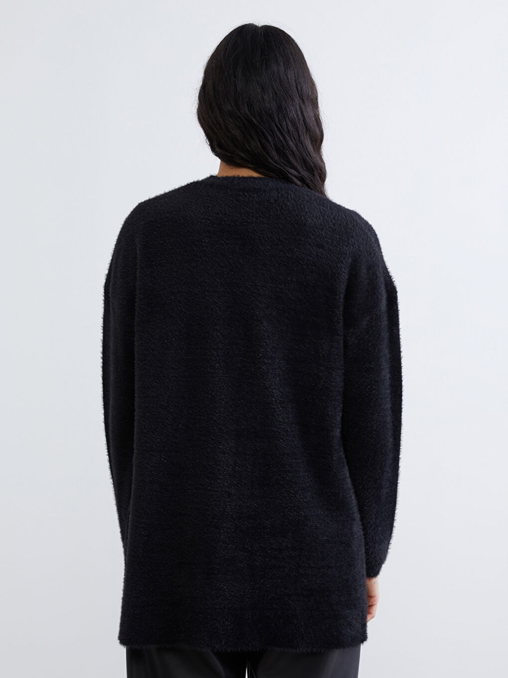 Shawl Collar Women's Knitwear Cardigan-3