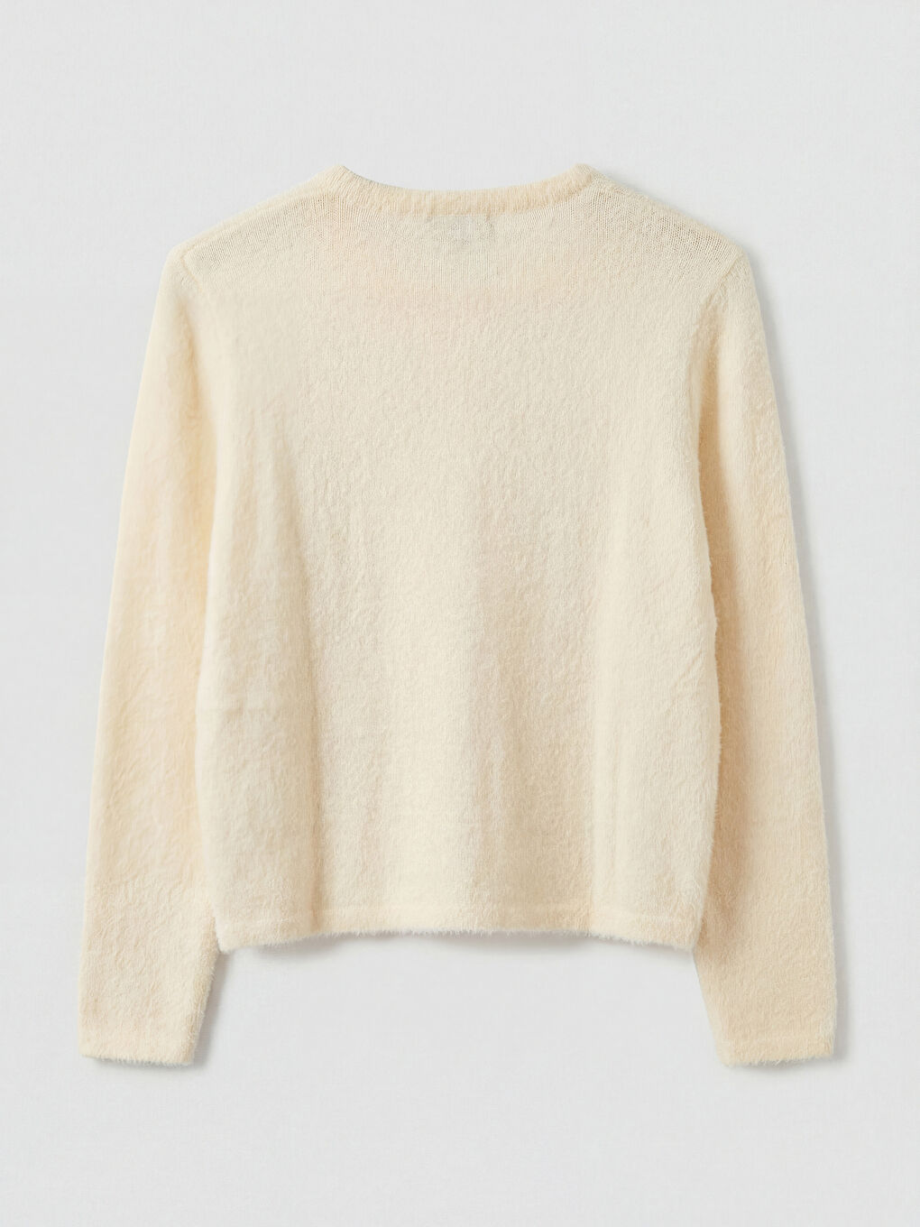 كارديجان تريكو نسائي بياقة دائرية-1