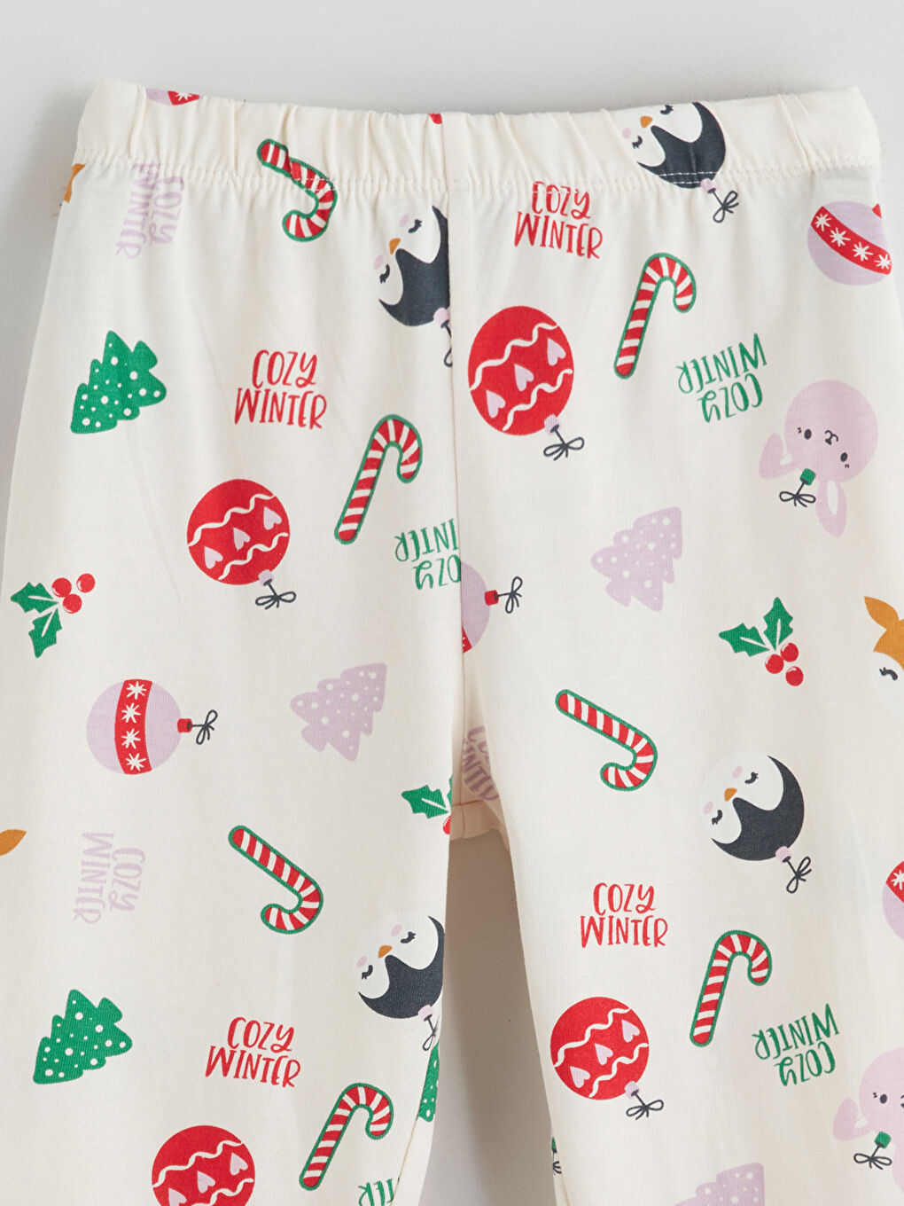 Девочки экрю Пижамный комплект-5